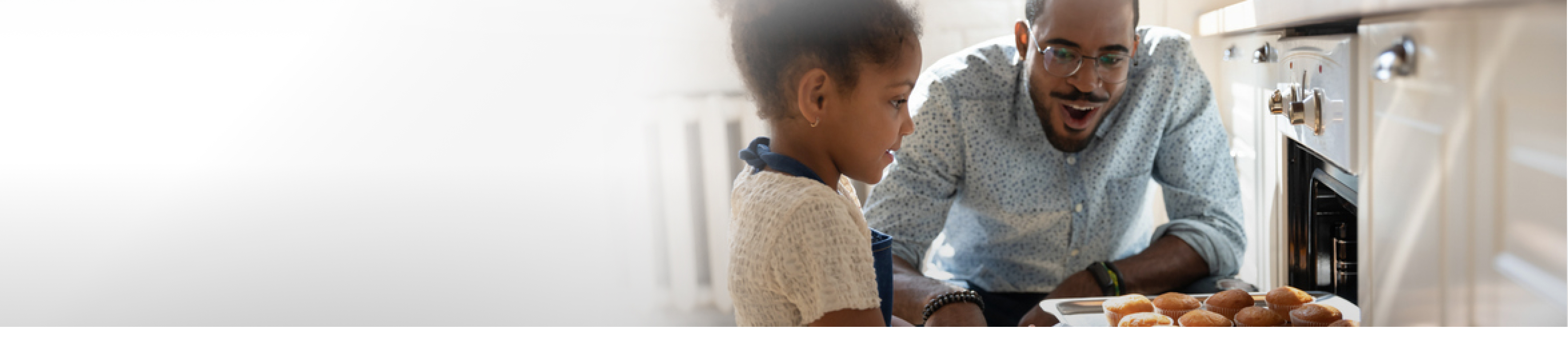 Person installing lights at home